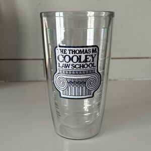 Thomas M. Cooley Law School Clear Tervis Tumbler 18oz